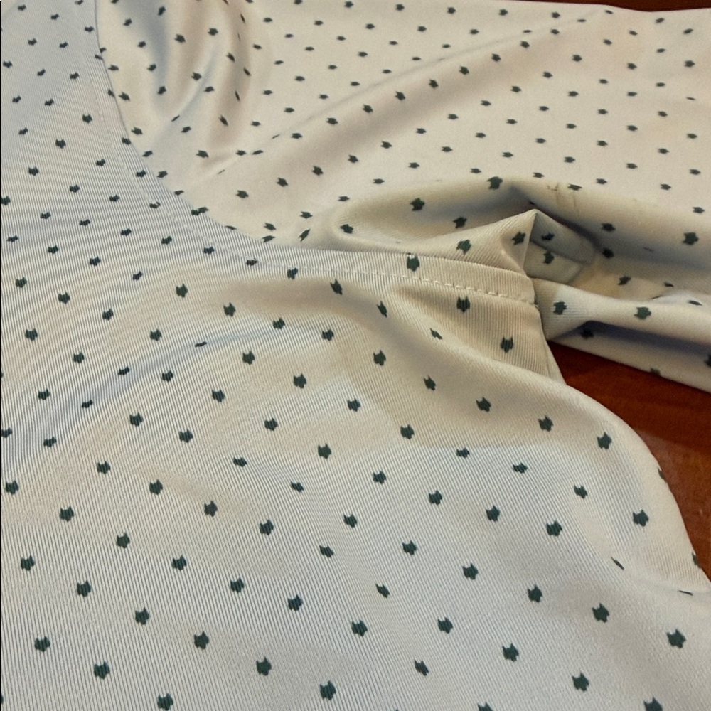 Greyson Polo with blue emblem and Green Accent perfect for summer and athletic - Picture 3 of 7